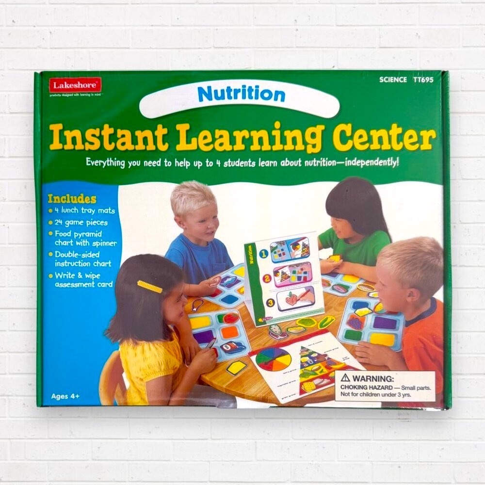 NEW Lakeshore Nutrition Instant Learning Center Kit Education Homeschool HandsOn